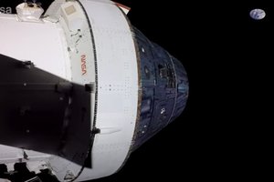 25 дней миссии «Ориона» к Луне за одну минуту: видео