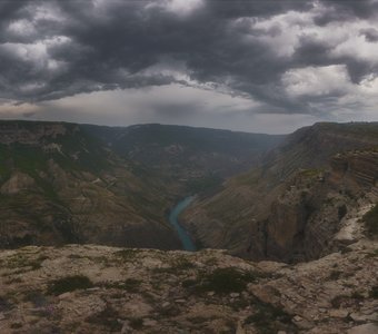Перед бурей. Сулакский каньон. Дагестан