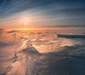 Замерзающее Белое море
