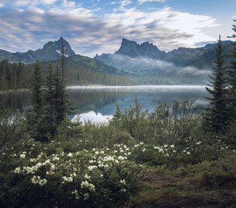 Утро на озере Светлое