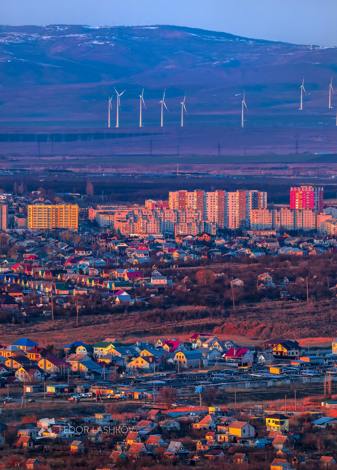 Город Невинномысск на закате — Фото №1403370
