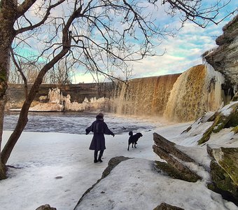 Водопад Ягала под Таллином
