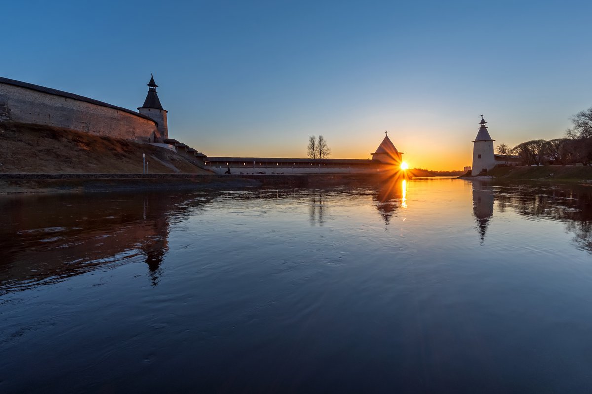 Кремль на закате фото