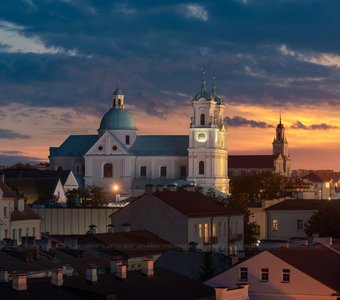 Кафедральный собор Святого Франциска Ксаверия (Фарный костёл). Город Гродно (Беларусь)