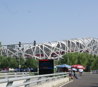 Олимпийский стадион "Гнездо", Пекин.