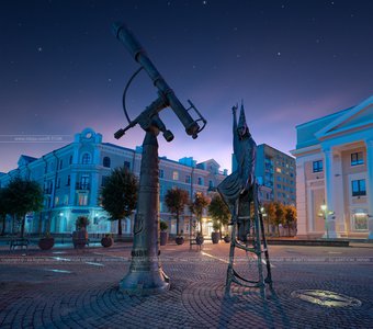 Памятник Звездочёту. Город Могилёв (Беларусь)