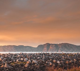 Каменный пляж, Териберка
