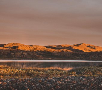 Каменный пляж, Териберка