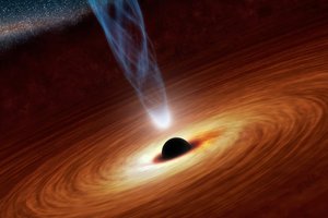 Обнаружена самая большая черная дыра. Каждую секунду она поглощает кусок материи размером с Землю