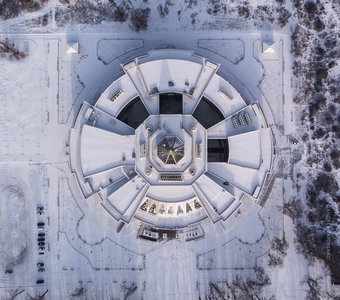 Хакасский национальный краеведческий музей вид сверху