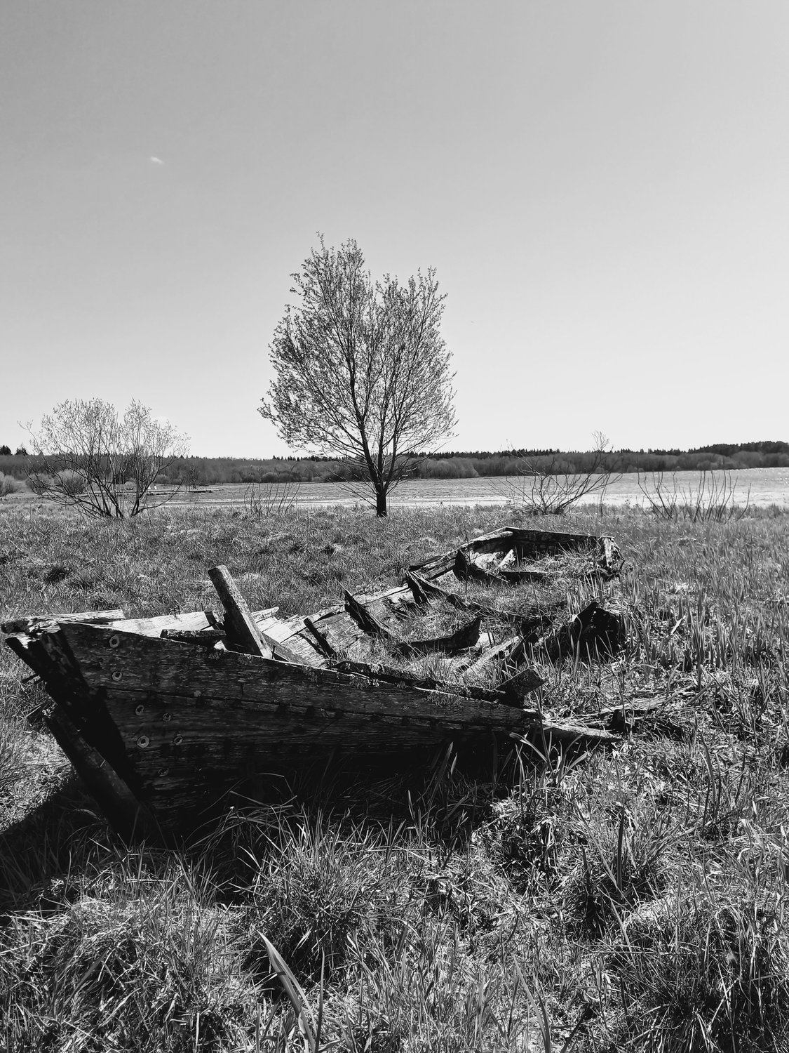 Лодка у озера Волго