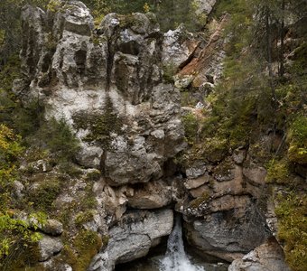 Водопад в Пинежском заповеднике