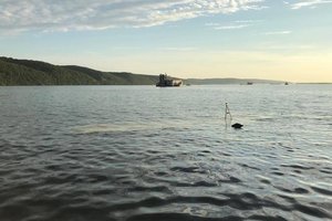 Теплоход с 30 пассажирами затонул на Волге рядом с Казанью