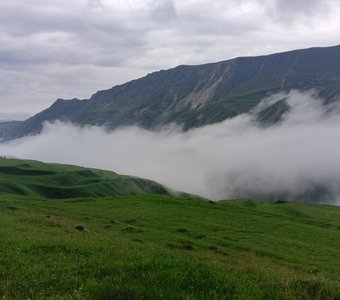 Густой туман в Дагестане