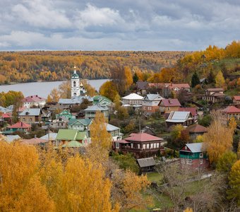 Золотая осень в Плёсе