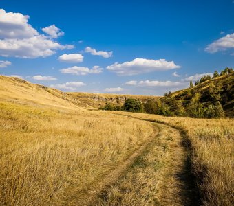 Дорога вдоль каньона