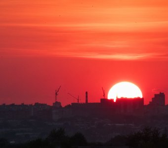 Самара провожает солнце