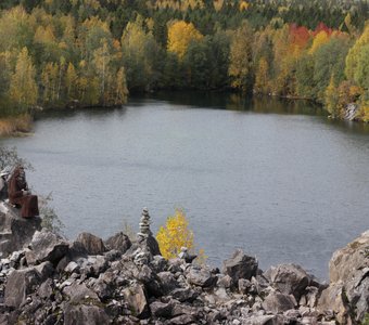 Озеро. Рускеала