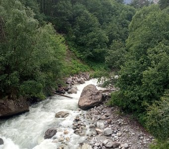 Черекское ущелье, река Черек