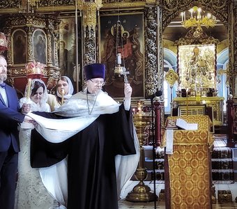 Венчание в Троицком соборе Пскова.