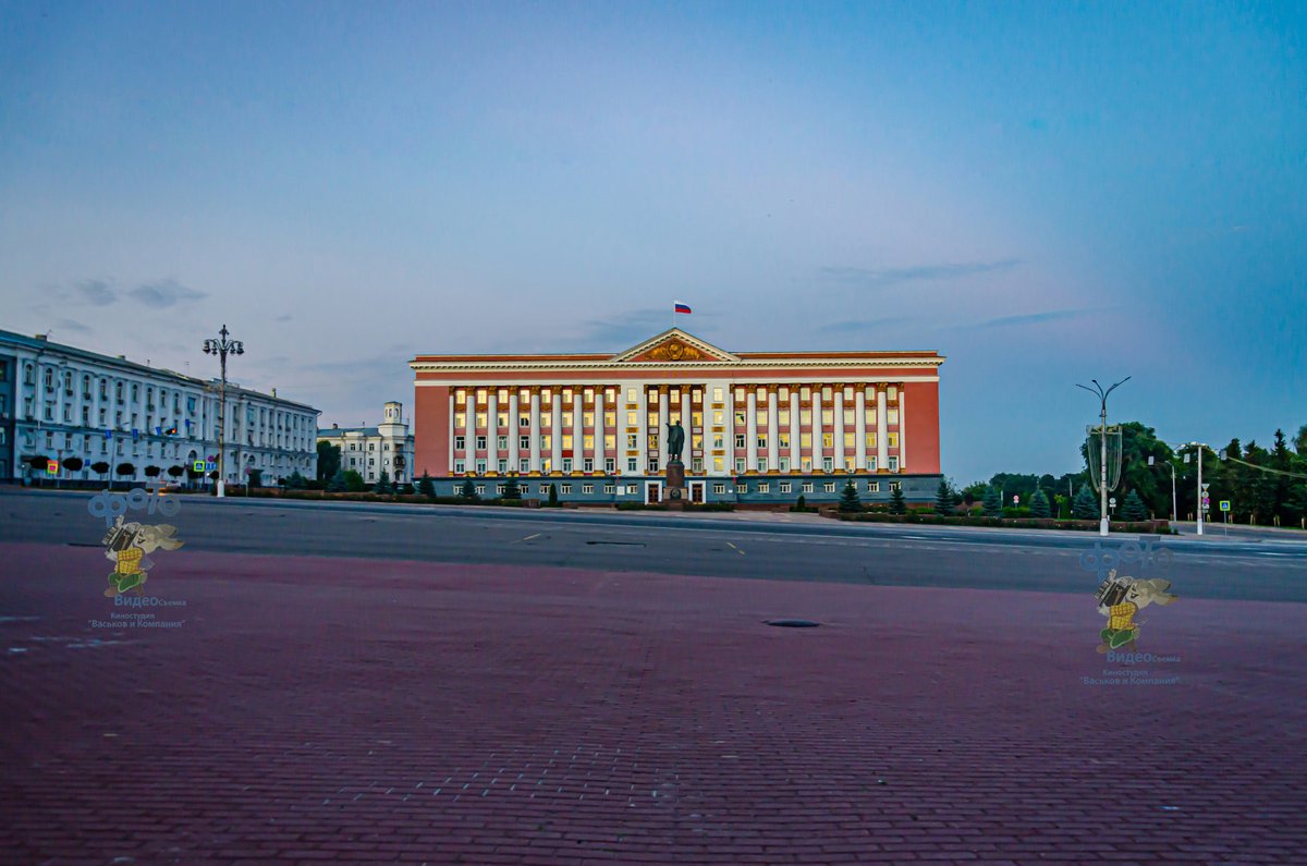 Площадь в курске фото Дом Советов 1939-1948 годов. Курск - Фото № 1416694