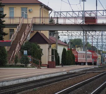 На железнодорожной станции в Туле
