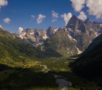 Клухорский перевал, Кавказ