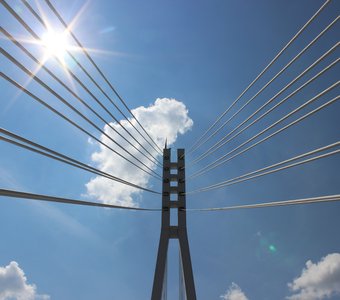 Тюменский мост влюбленных