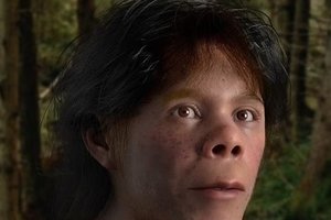 Ученые реконструировали портрет 8-летнего неандертальца, жившего более 30 000 лет назад