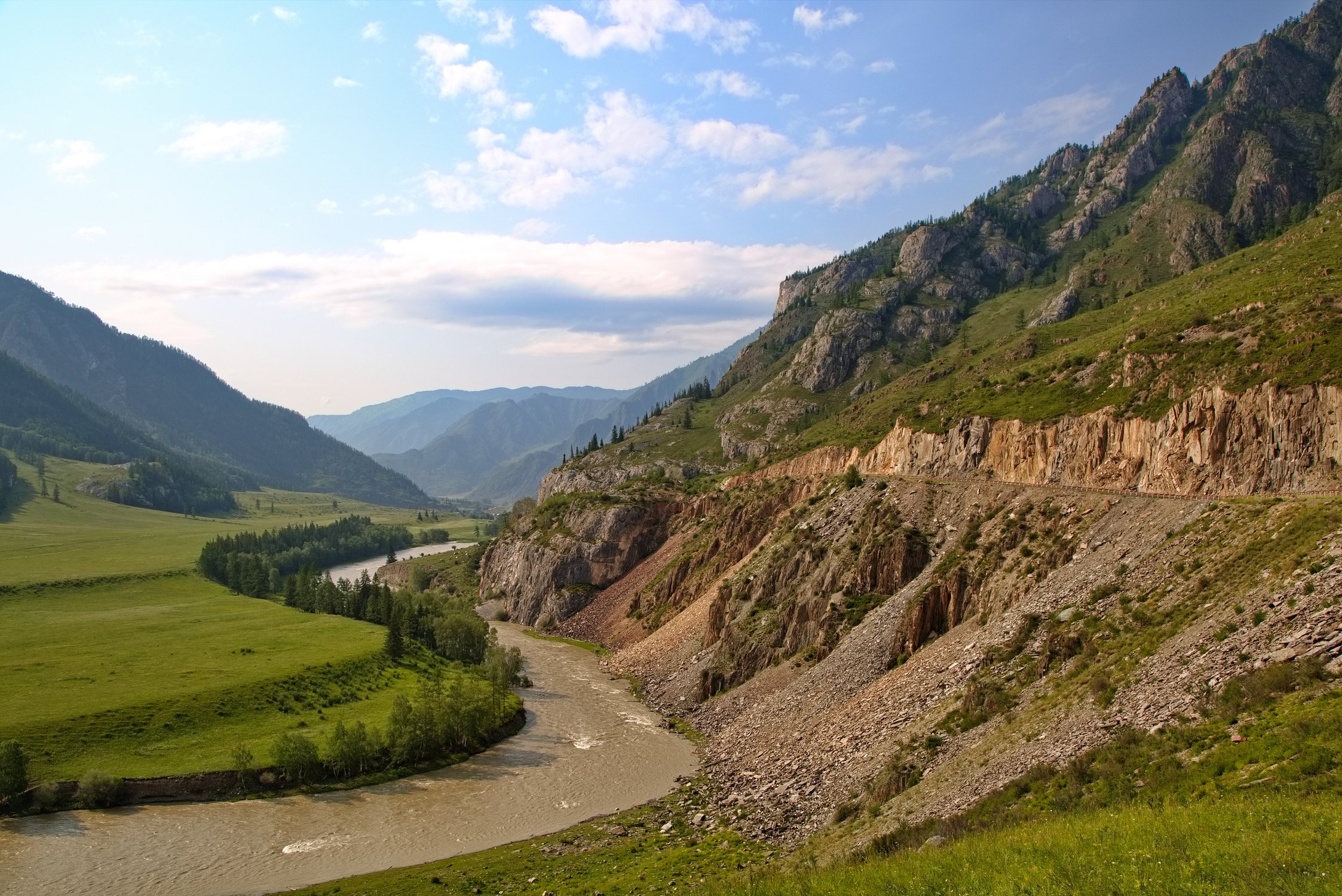 Пейзажи Чуйского тракта