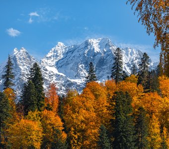 Домбайская осень