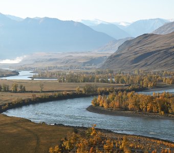 Катунь и село Инегень