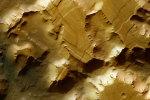 «Лабиринт ночи»: посмотрите на потрясающий каньон на Марсе