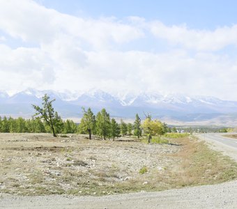 Горный пейзаж, Горный Алтай, Чуйский тракт