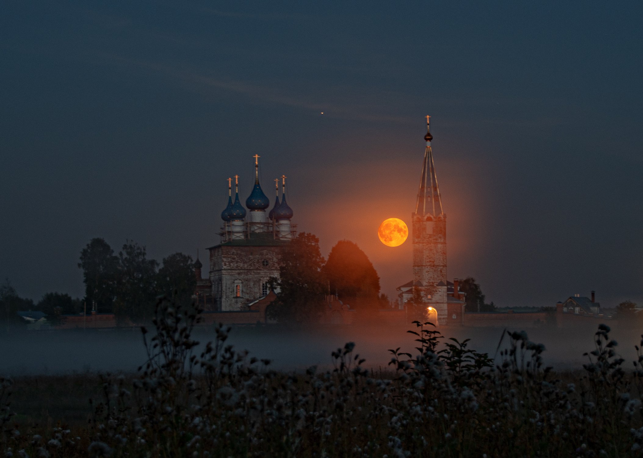 Лунная ночь в Дунилово