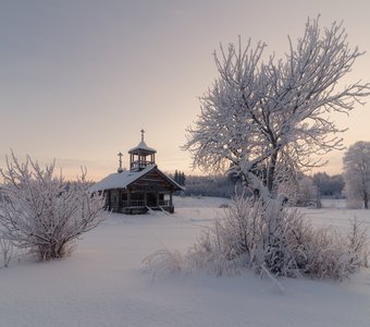 Морозное утро в Кенозерье