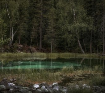 Гейзеровое озеро, республика Алтай