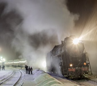 Паровоз в Сортавале