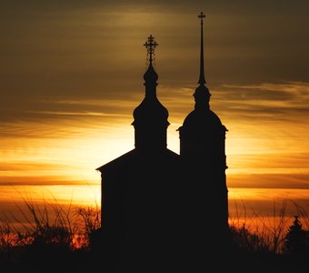 Церковь святых благоверных князей Бориса и Глеба на Борисовой стороне. Суздаль