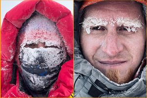 Обмороженные носы и обледеневшие волосы: на Эльбрусе установилась экстремально суровая погода