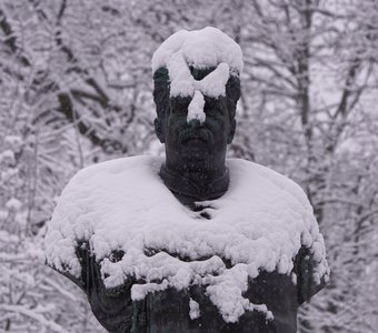 Петербург 29 марта в снегопад❄❄❄