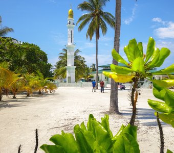 Прекрасная мечеть острова Бодуфолуду