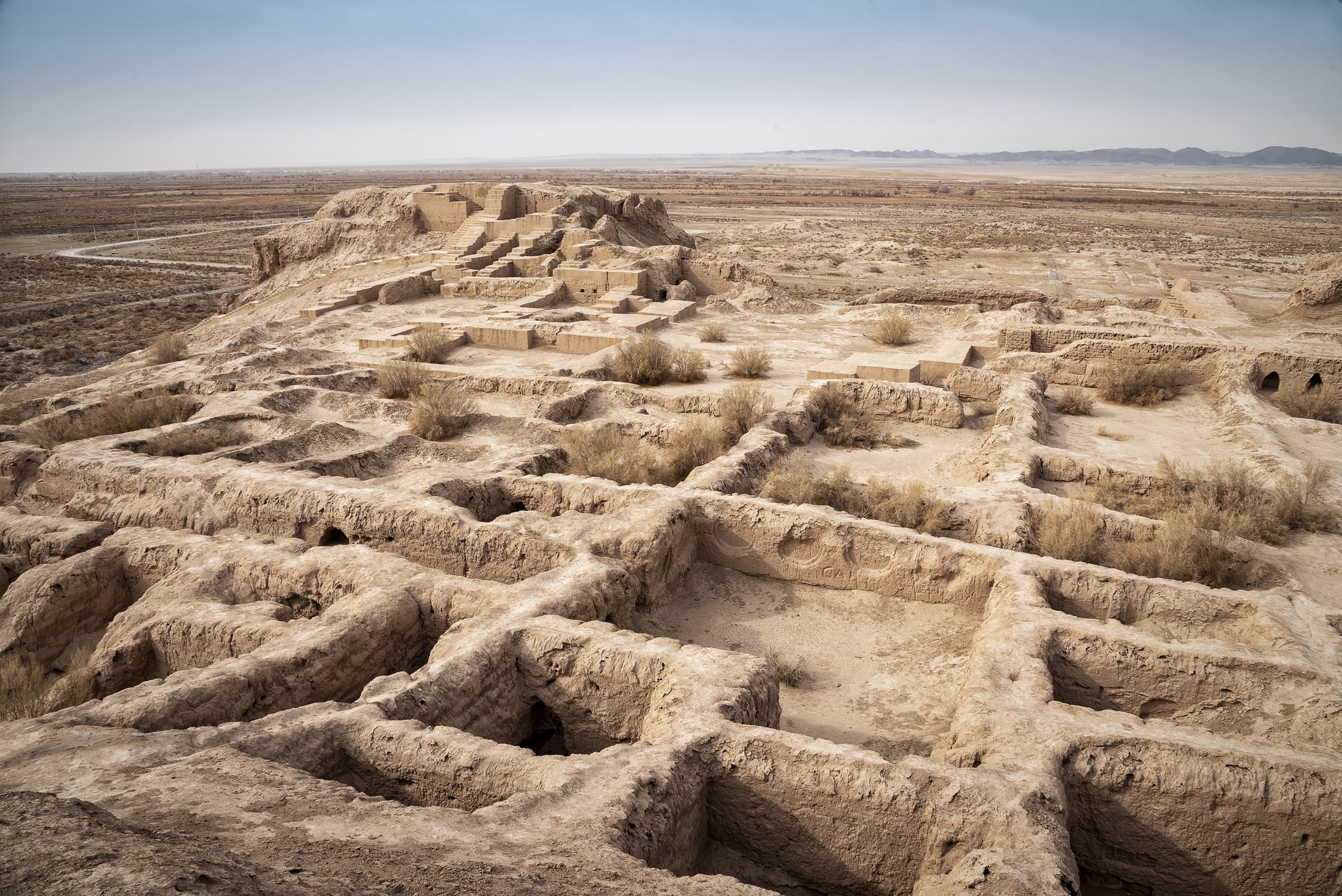 Руины Топрак-кала — столицы древнего государства Хорезм