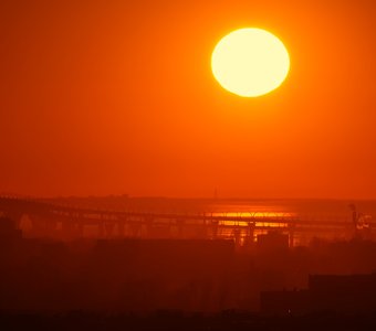 "Петербургские закаты" 🌞22 апреля'23. Закат солнца над ЗСД🌞