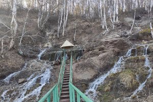 В Башкирии украли туалет у популярного среди туристов водопада