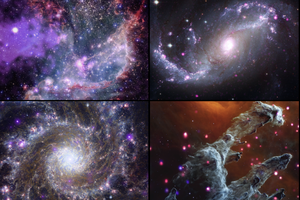 Астрофото дня: галактики, туманность и звездное скопление