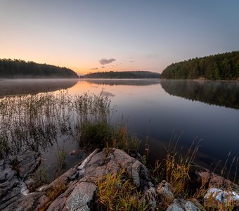 Утро в Ладожских Шхерах