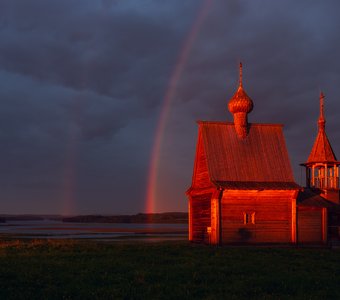 Радужное утро в Вершинино