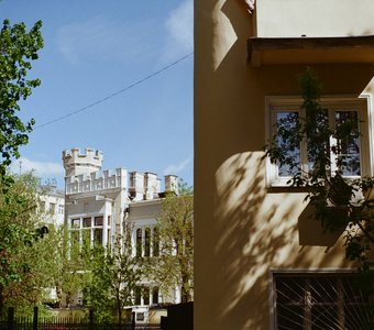Вид на городскую усадьбу А. Л. Кнопа