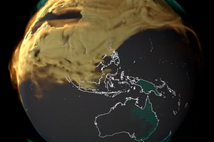 Как выглядит Земля, окутанная выбросами невидимого углекислого газа: визуализация от NASA